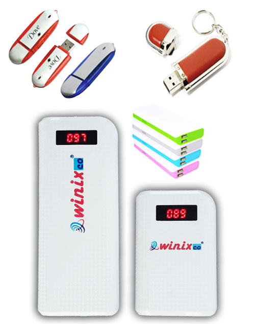 Twinix Mühendislik | Promosyon Winixco Powerbank, USB Flash Bellek